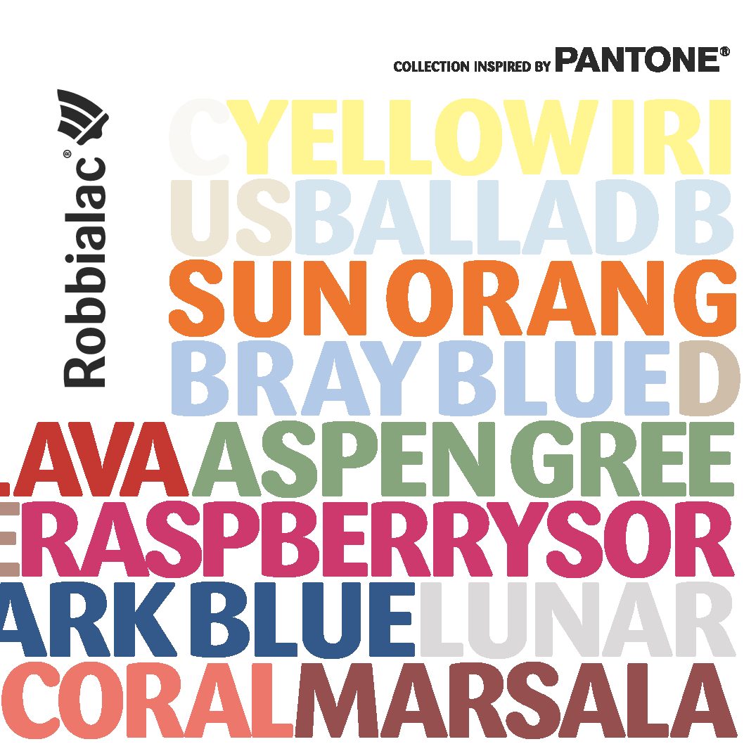 Robbialac Collection Inspired by Pantone®